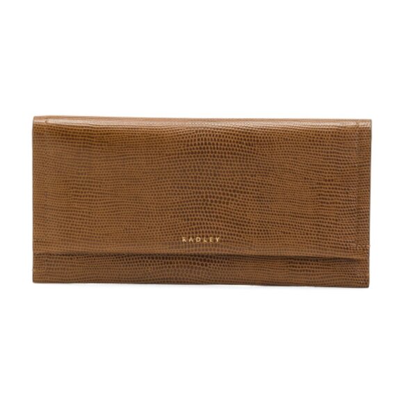 RADLEY LONDON Leather Oak Street Faux Lizard Large Flapover Wallet - Picture 1 of 3